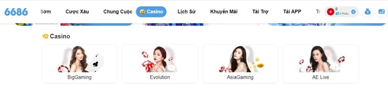 Casino 6686 nhận giấy phép hoạt động hợp pháp