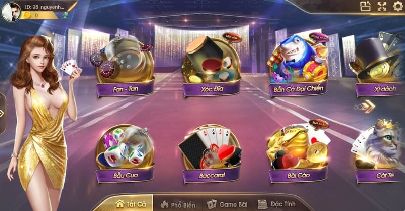 Sảnh chơi V8 poker hỗ trợ ngôn ngữ tiếng Việt với luật chơi đơn giản