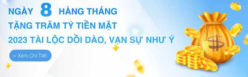 Tưng bừng nhận thưởng ngày 8 hàng tháng cực đã